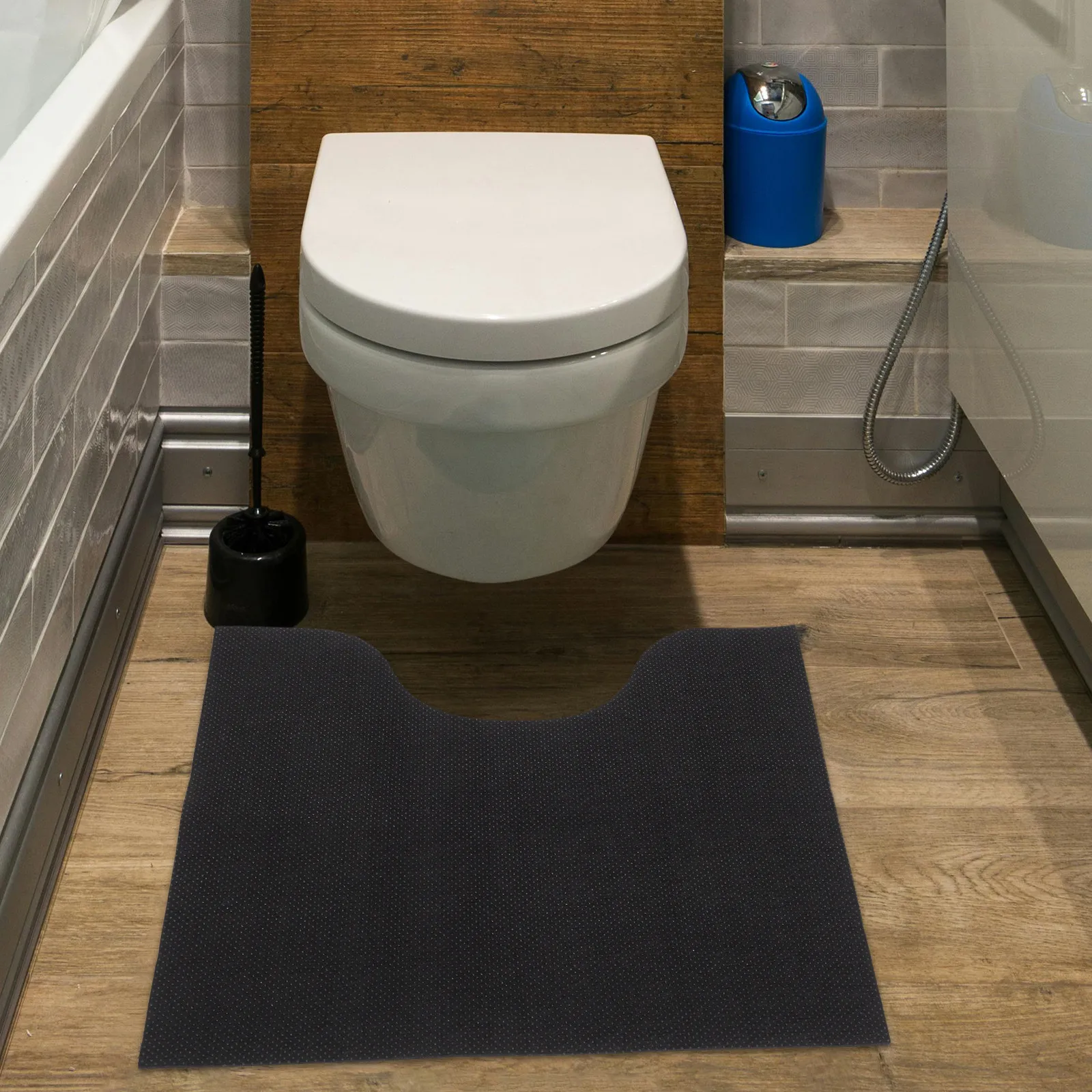 

Набор из 6 U-образных ковриков для приучения к туалету, впитывающие, моющиеся, нескользящие, универсальные, для детей, защита пола вокруг унитаза