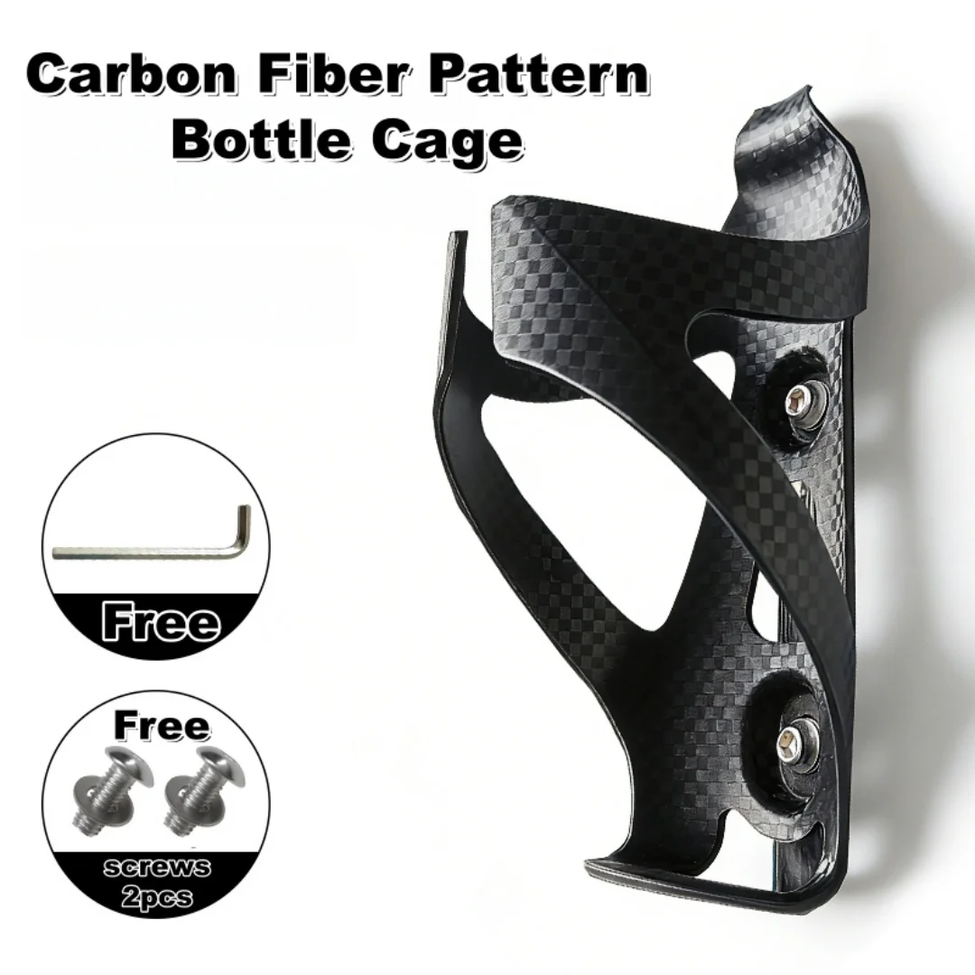 自転車ウォーターボトルケージ、軽量自転車ドリンクホルダー、取り付けネジ付き、MTB&ロードバイクにユニバーサルフィット、サイクリングアクセサリー