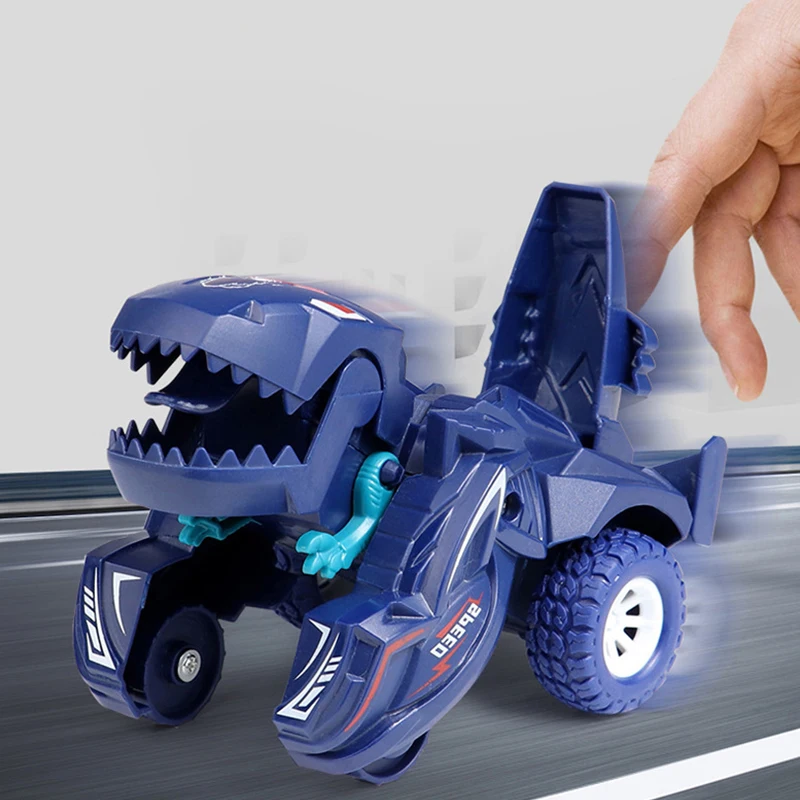 Dinosaur Car Deformation Car Toys Inertial Sliding Transforming Dino Car Automatic Transform Toy Boys Amazing Gifts Children Toy