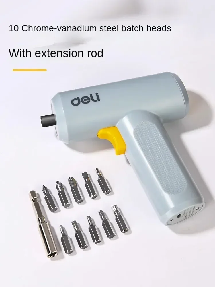 Professional Electric Screwdriver Set with Rechargeable Battery and Mini Size for Household