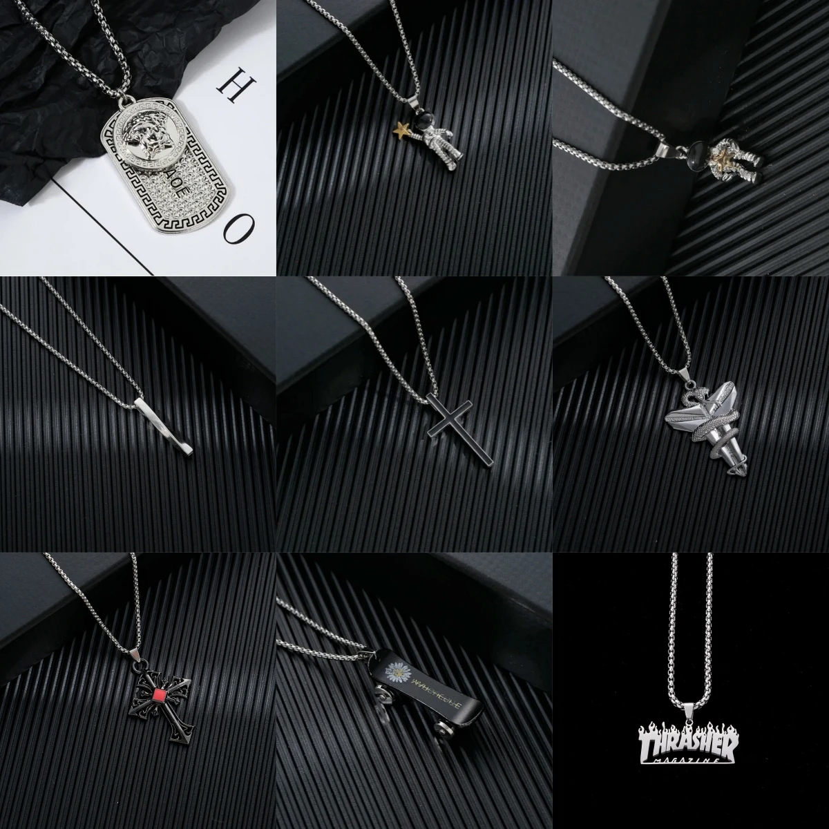 Men'S Accessories Instagram - Collier long hip-hop élégant et haut