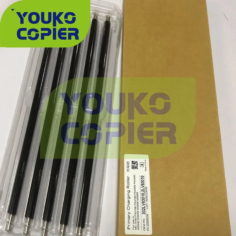 10X 2LV93010 302LV93010 MC-3100 Primary Charge Roller PCR compatible for Kyocera FS2100 FS4100 FS4200 FS4300 M3040 M3540 M3550 M