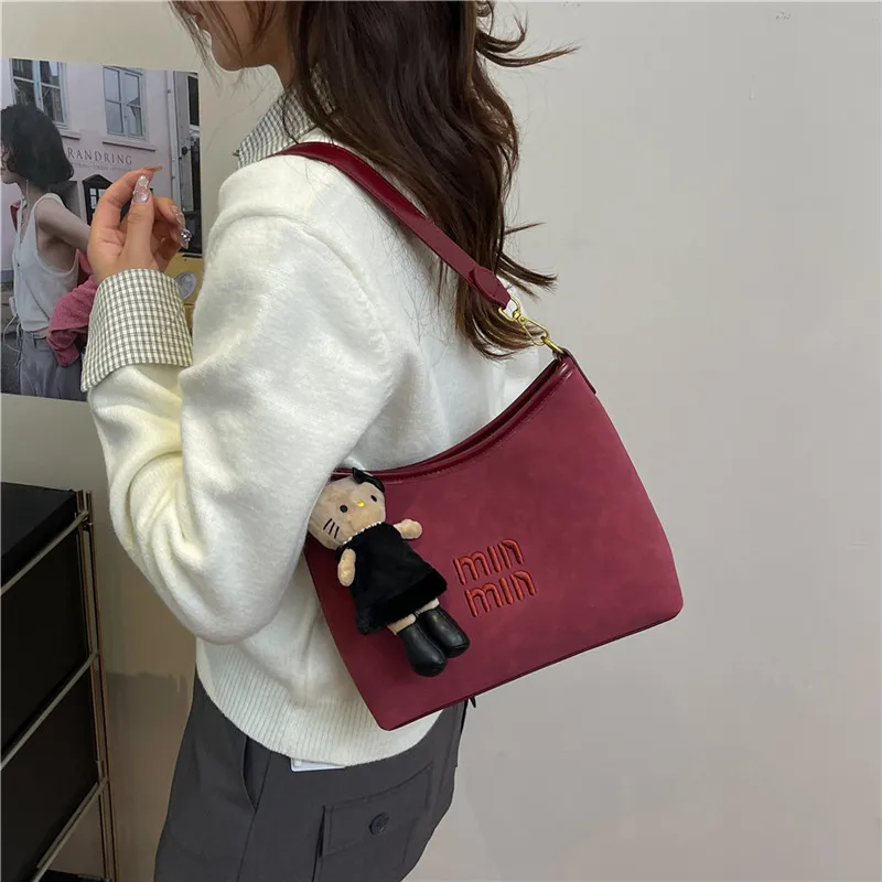 

Женская модная кожаная сумка Роскошная сумка через плечо Элегантная сумка через плечо Классический дизайнерский стиль для повседневного использования