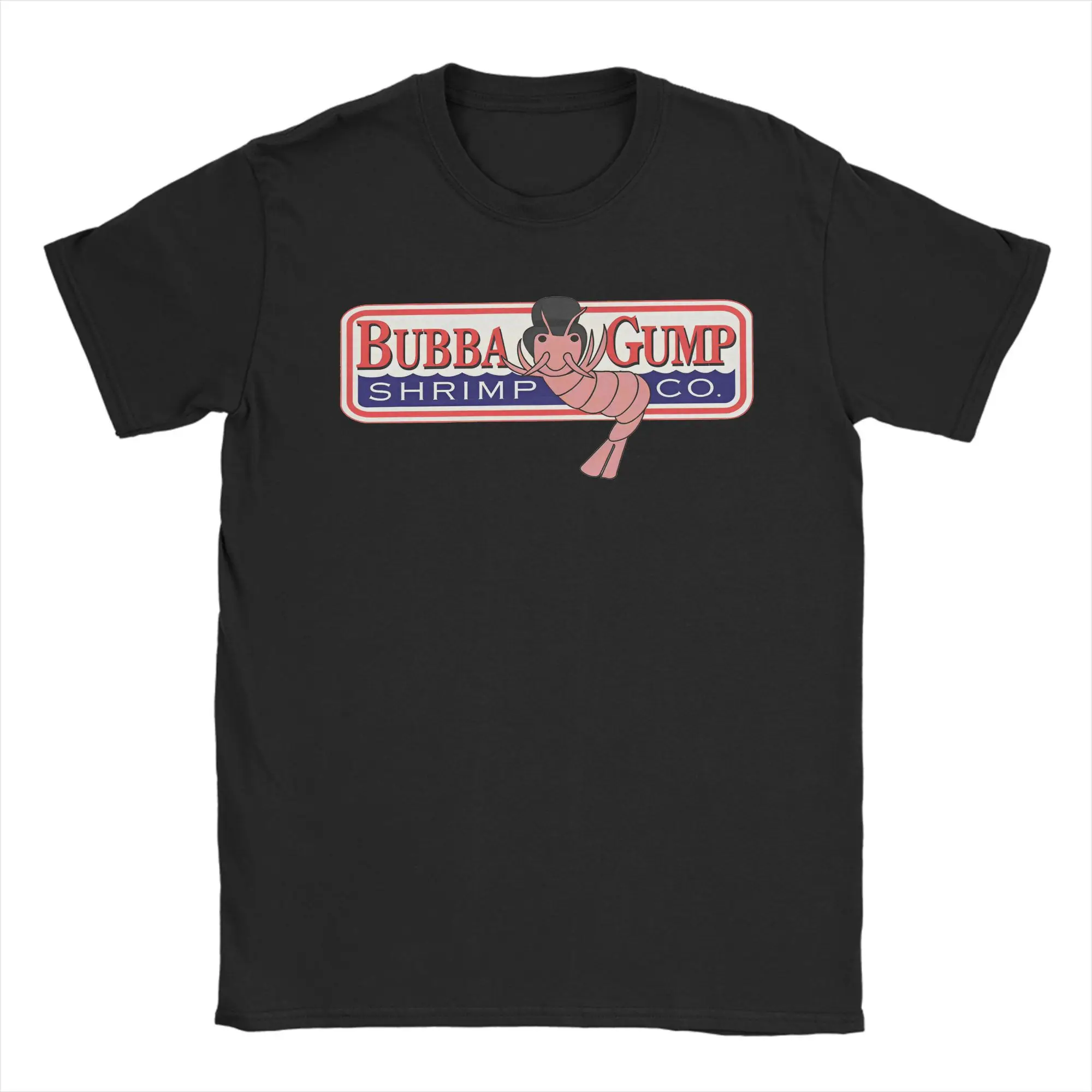 زوجين تي شيرت Bubbas Gumps شعار Forrest Gumps تي شيرت شعبية الصيف تيز الشارع الشهير نمط ملابس علوية من القطن فكرة هدية