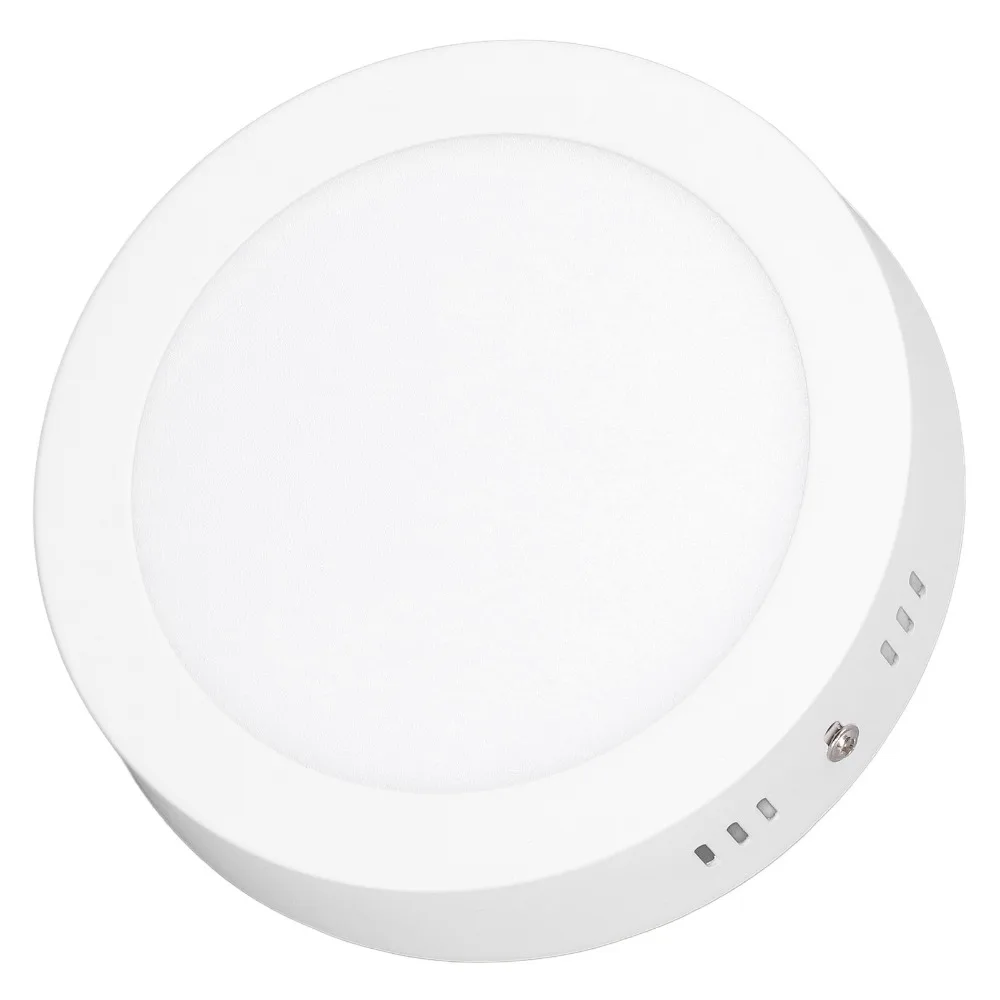 

Easy Installation 12W LED Ceiling Light AC 85-265V 6500K White Light Panel Light Surface Mounted Round Ceiling Lamp Bedroom