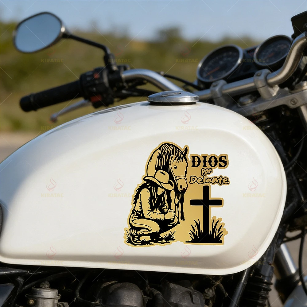 

1pc Dios Por Delante Car Sticker Waterproof for Car Windows Trunk Door Motomike Fairing Fuel Tank Scooter Universal Vinyl Decals