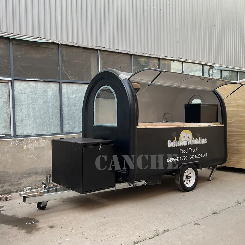 Street Snack Vending Equipment Australia Standard Street Mobile Food Truck Cart Travel Camping Camper Trailer Van Bicycle