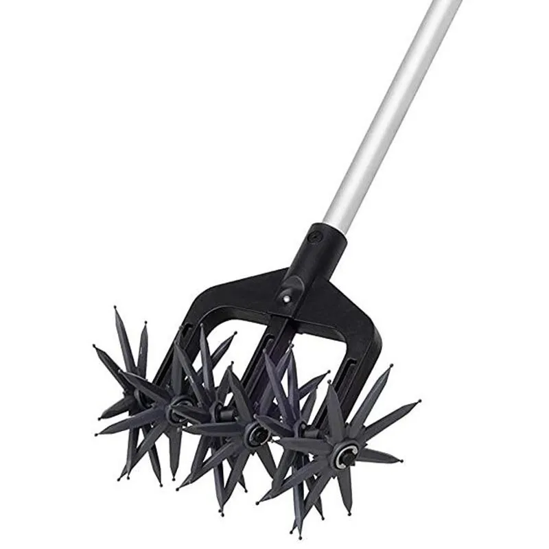 

New soil turning tool lawn loosening tool garden loosening aerator rotary tiller loosening tool