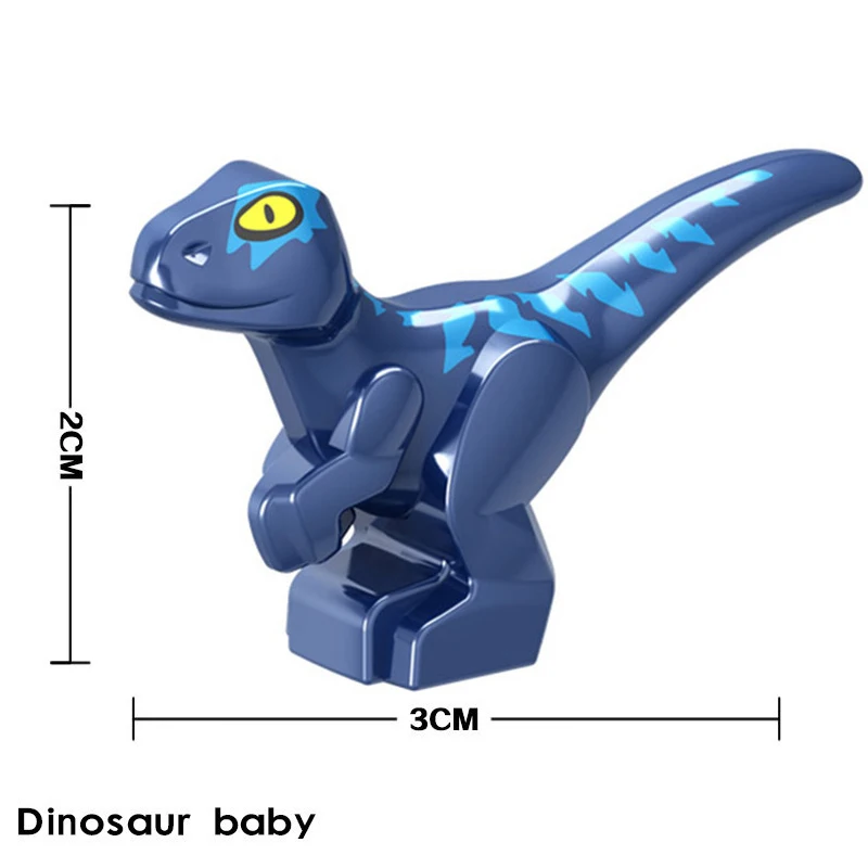 Baby Dinosaur Building Blocks Toys Collection Souvenir Gift Birthday Jurassic Rex Raptor