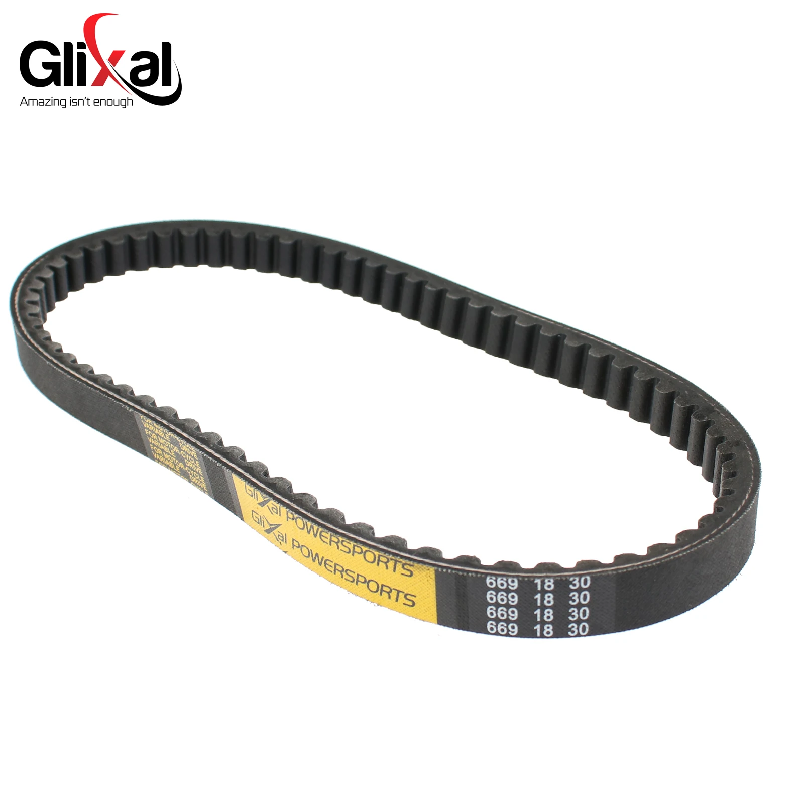 Glixal CVT Drive Belt para Scooter chinês, ciclomotor ATV Go-kart 139QMB 139QMA motor, GY6 49cc 50cc 80cc 100cc 669 18 30