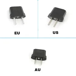 2PCS European US AU EU Plug Converter Power Socket Adapter American Japan US To EU Euro Travel Adapter Outlet connector R23