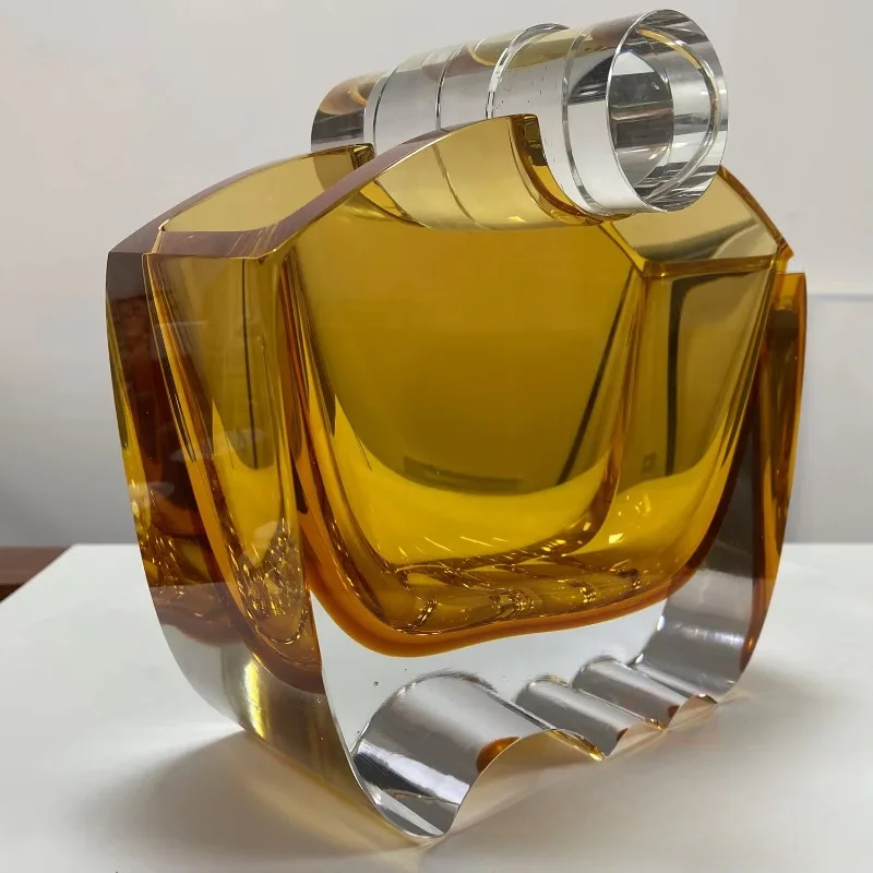 Modern, crystal eye rectangle, exquisite vase, tabletop flower pot, decorative gift box, wedding art decoration