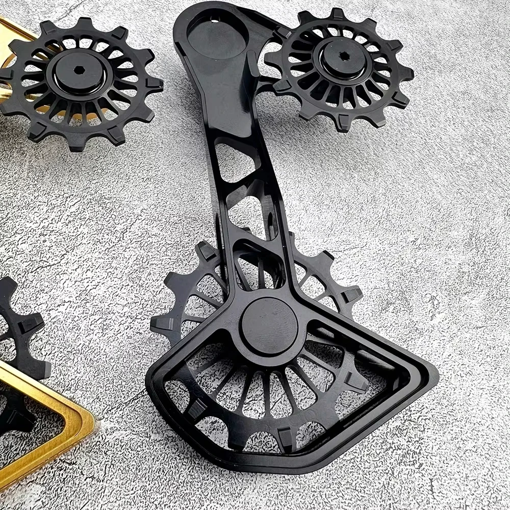 Bike derailleur system KAEFIG Pulley Wheel Oversized Cage for Shimano SLX XT XTR/SRAM Eagle AXS World\'s first one-piece cage