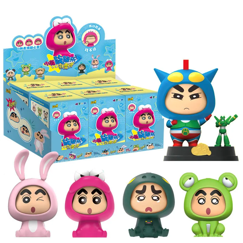 

Kayou Crayon Shin Chan Blind Box Face Changing Rotating Toy Multiple Expressions Stress Relief Decor For Anime Collectors Fans