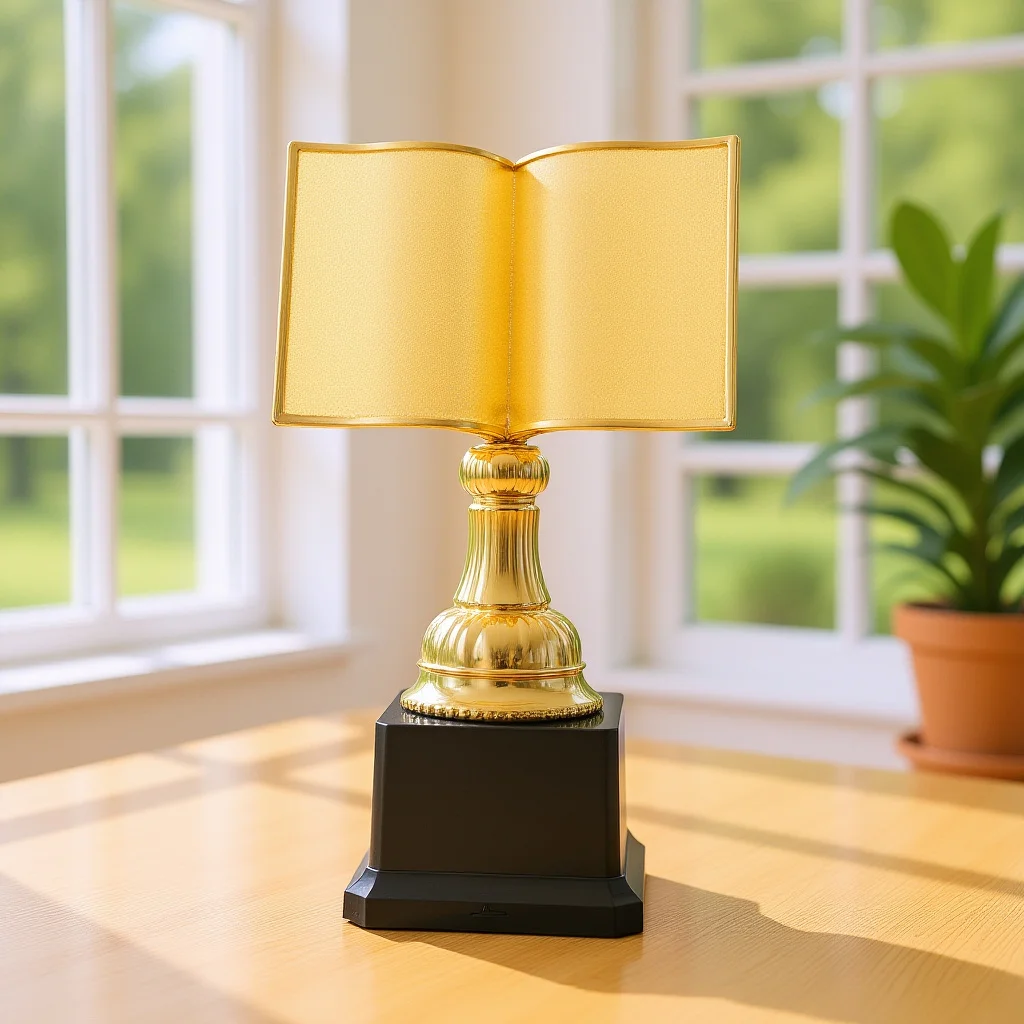 

Trophy Award for Reading Competition Small Exquisite Prize Cup Encouraging Literacy Achievement in Classroom Home Library