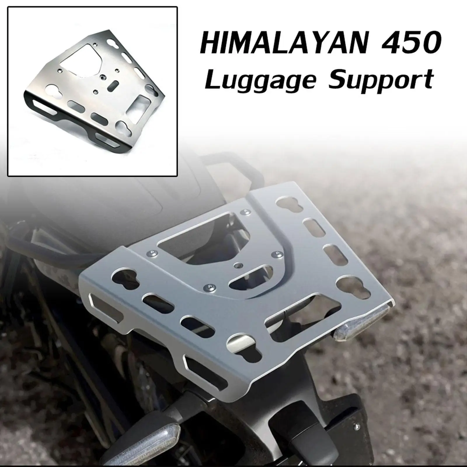 

Motorcycle Cargo Rack Extension Shelf Accessories Easy Installation Multipurpose