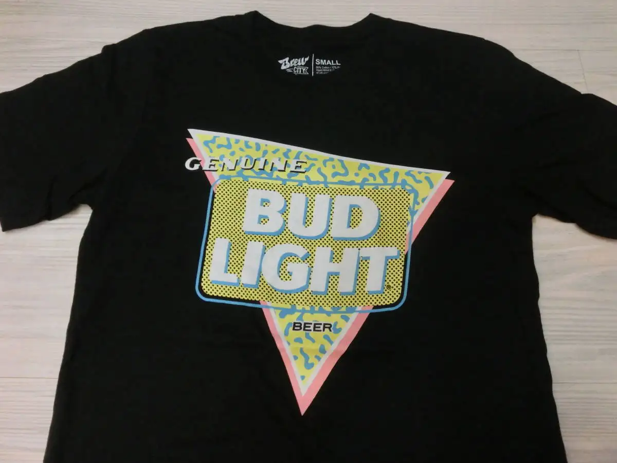 Bud Light Beer Vintage T-Shirt S Budweiser Advertising Corporate Item Usa