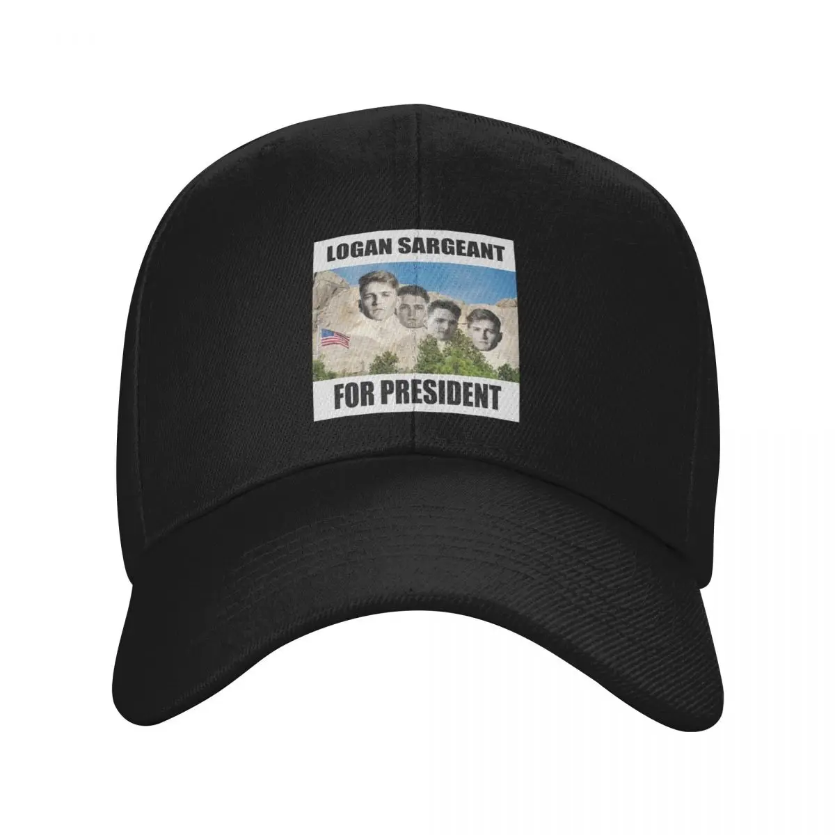 F1 Driver Logan Sargeant for President - On Mount Rushmore Baseball Cap Luxury Brand Hip Hop Streetwear Men Caps Women's