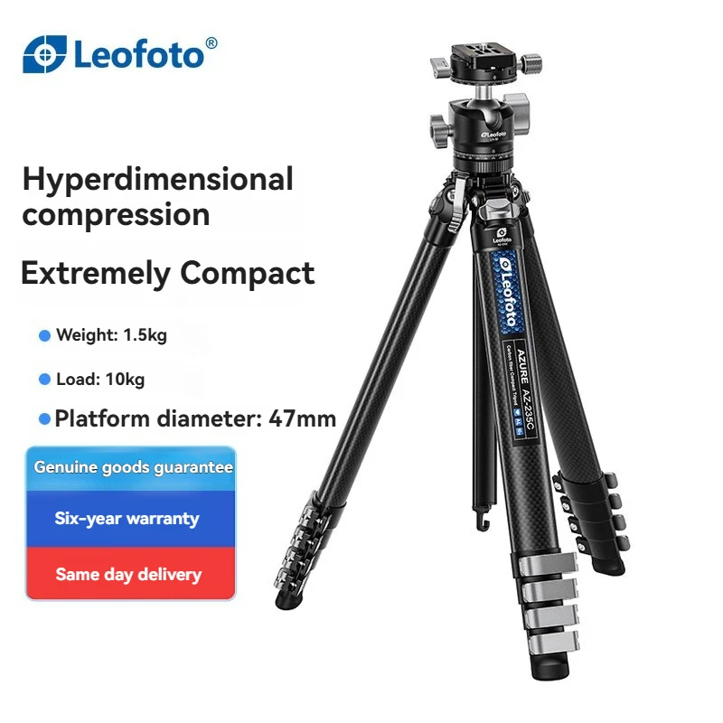 

Leofoto AZ-235C+LH-30R Travel Portable Carbon Fiber Tripod with Ball Head for Landscape Photography