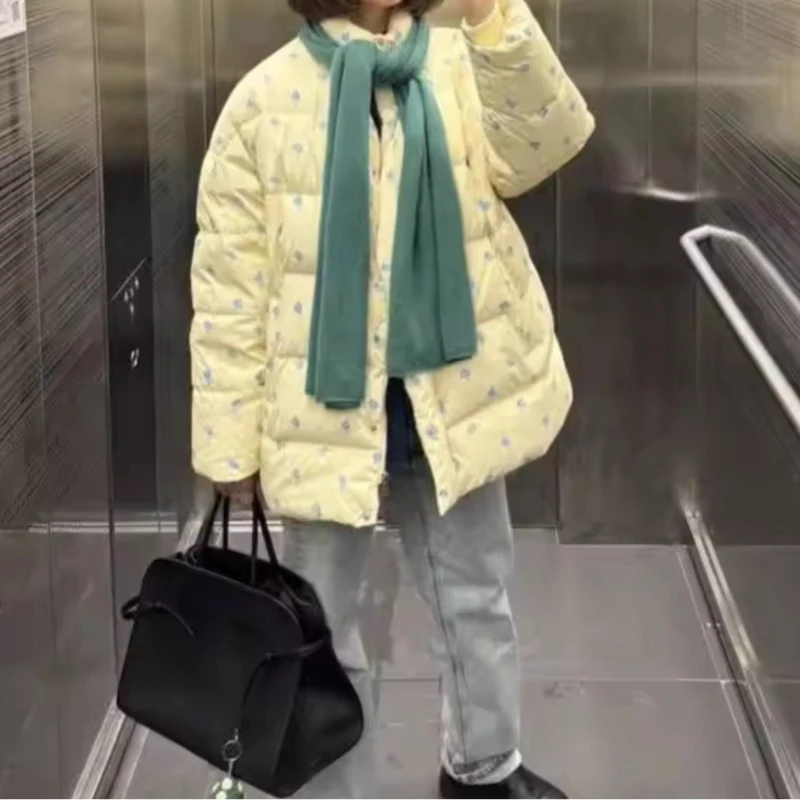 

Women's 2025 Fashion Casual Versatile Loose Polka Dot Zipper Cotton Clothing