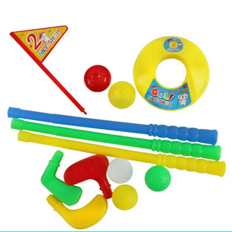 Mini jouet de golf pour enfants, jeu de plein air, ensemble de club de sport et de loisirs, coule parent-enfant, maternelle, garçons