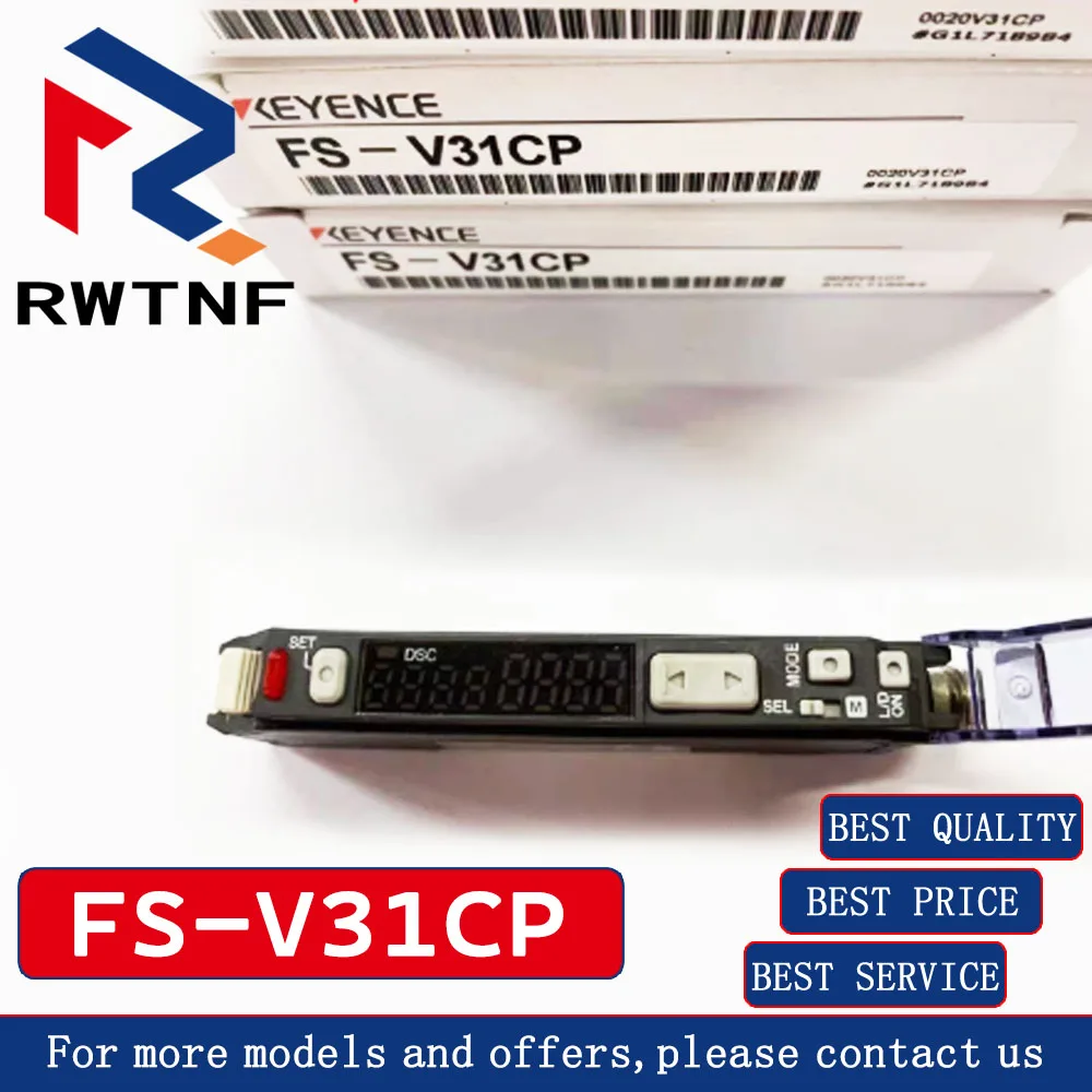 Совершенно новый оригинальный цифровой оптоволоконный усилитель FS-V31CP KEYENCE, складской запас Совершенно новый оригинальный цифровой оптоволоконный усилитель FS-V31CP KEYENCE, складской запас
