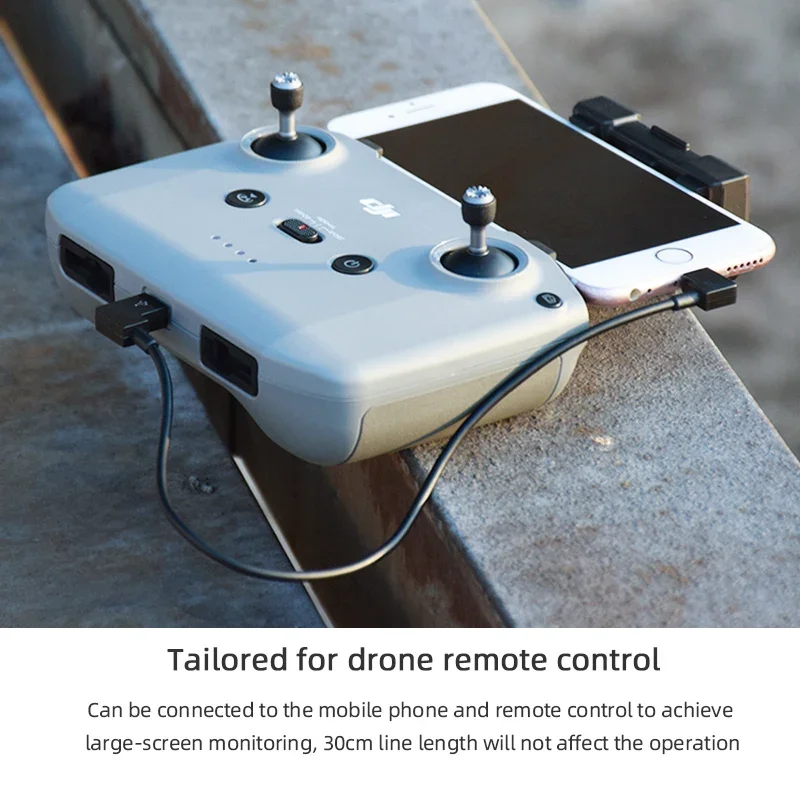 كابل التاريخ لـ DJI NEO /AIR 3S RC-N3 التحكم توصيل تاريخ الهاتف اللوحي خط نقل نوع C/IOS/مايكرو USB ملحقات طائرة بدون طيار #3