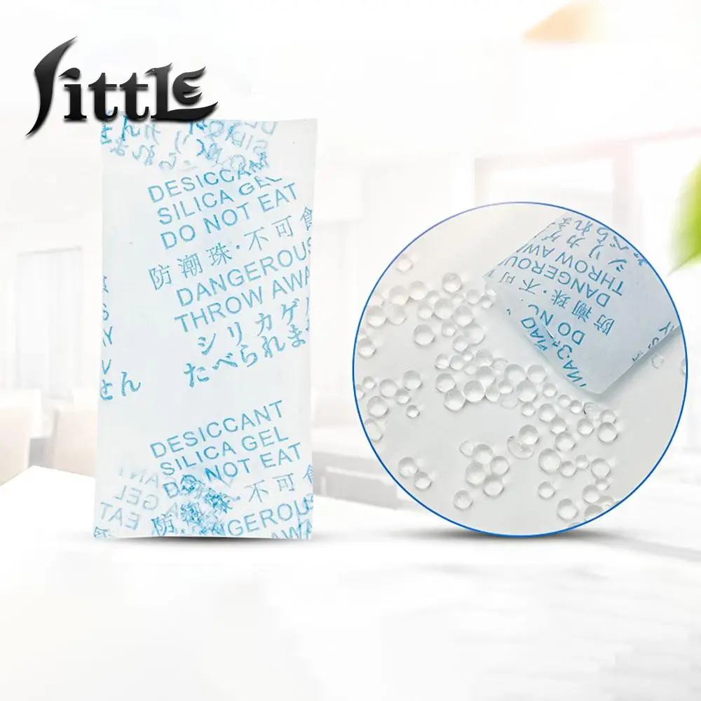 Desiccant 0.5g 1g 2g Non-toxic Silicone Bag 3g 5g Non-toxic Silica Gel Sachet Desiccant Clothes Food Storage Moisture-proof Bag