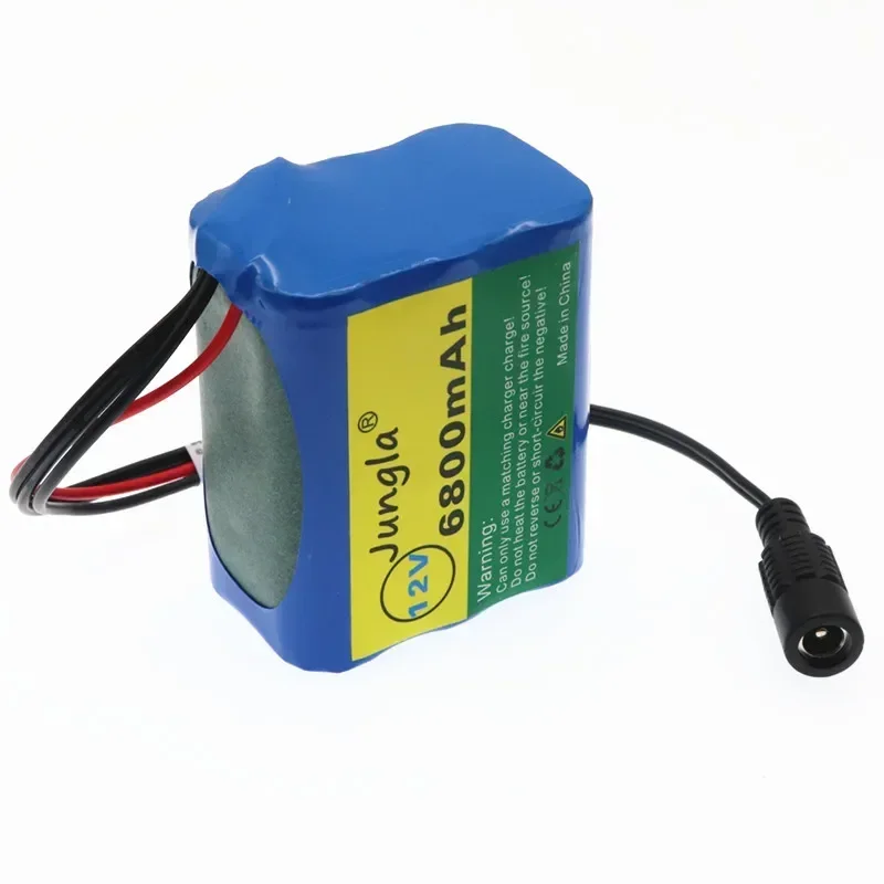 Baterías recargables de 12V, 6,8 Ah, 6800mAh, 18650 V, con BMS, placa de protección y cargador de 12,6 V, nuevas y originales