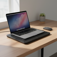 Durable Adjustable Laptop Cooling Pad LED Light Metal Mesh Notebook Cooler USB Port Laptop Cooling Stand Office