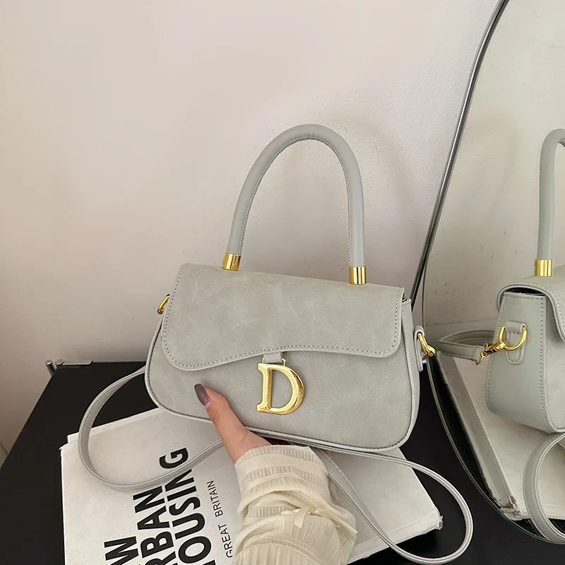 

Classic Elegant Hand Bags For Ladies, Leather Messenger Shoulder Bag With Crossbody Strap Luxury Famous Brand