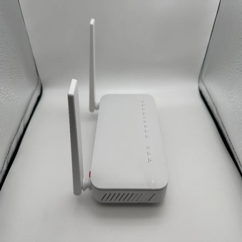 جهاز توجيه WiFi6 ONU F6610m Xpon Ont للمنزل والمكتب تردد واحد 2.4G 4GE 1TEL مودم ألياف أحادي الوضع FTTH البرامج الثابتة الإنجليزية