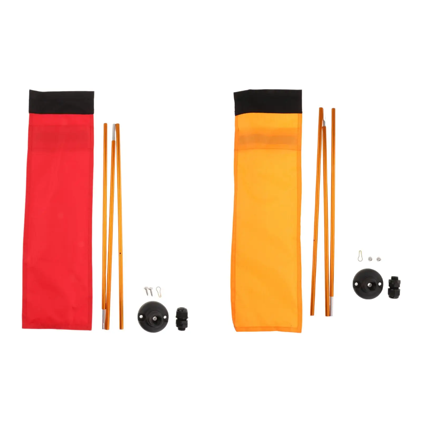 

Kayak Flag with Stable Base Durable Aluminum Alloy Kit High Visibility Mount for Watercraft Kayaks Dinghies Canoes