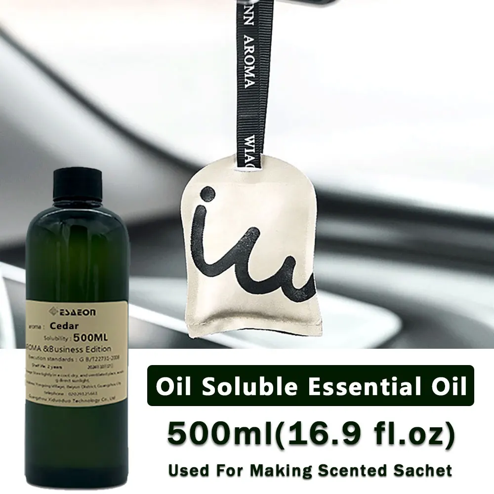 

ESAEON 500ml(16.9 oz) Eucalyptus-Mint/Ocean/Lemon/Lavender/Cedar/Peppermint/Freesia Essential Oil-Used For Making Scented Sachet