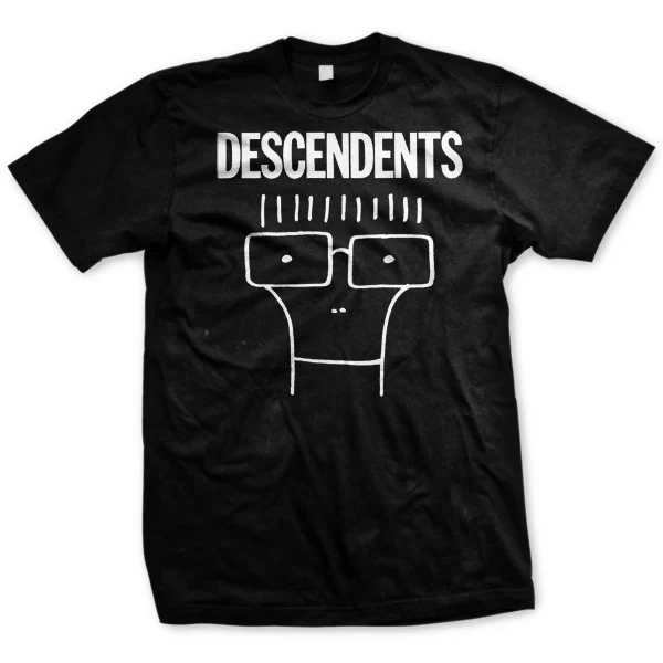 Limited 2026 Descendents Music Pattern Band Printed Cotton T-shirt Men's Summer Casual Top Short Sleeve Classic Male Women Tee