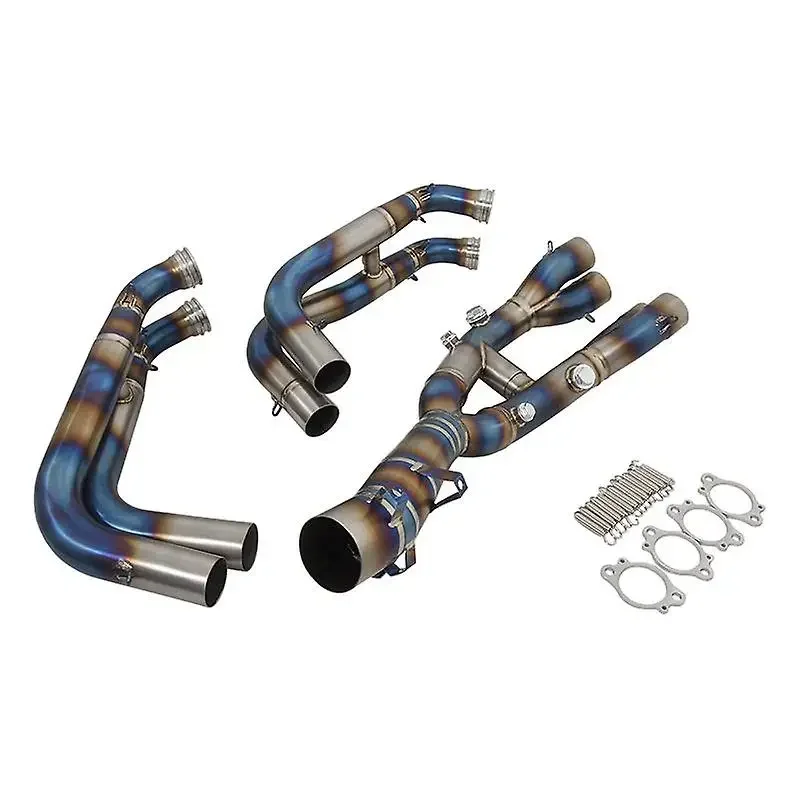 Titanium Alloy Front Link Pipe for  S1000xr S1000 Xr 2020 2021 2022 Motorcycle Exhaust Full Systems Escape Modify Mufller