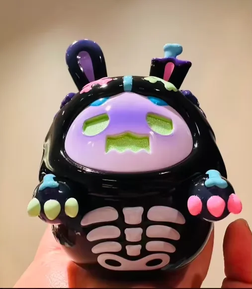 Original ShinWoo Ghost House Purple Figure Ghost Bear House on Head Monster Halloween Party Designer Toy Art Doll Decoration