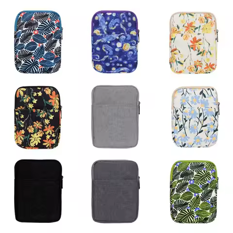 11th Generation 6-7inch e-Reader Sleeve Waterproof Shockproof Tablet Storage Bag Portable Anti Scratch for Kindle/Boox/Kobo