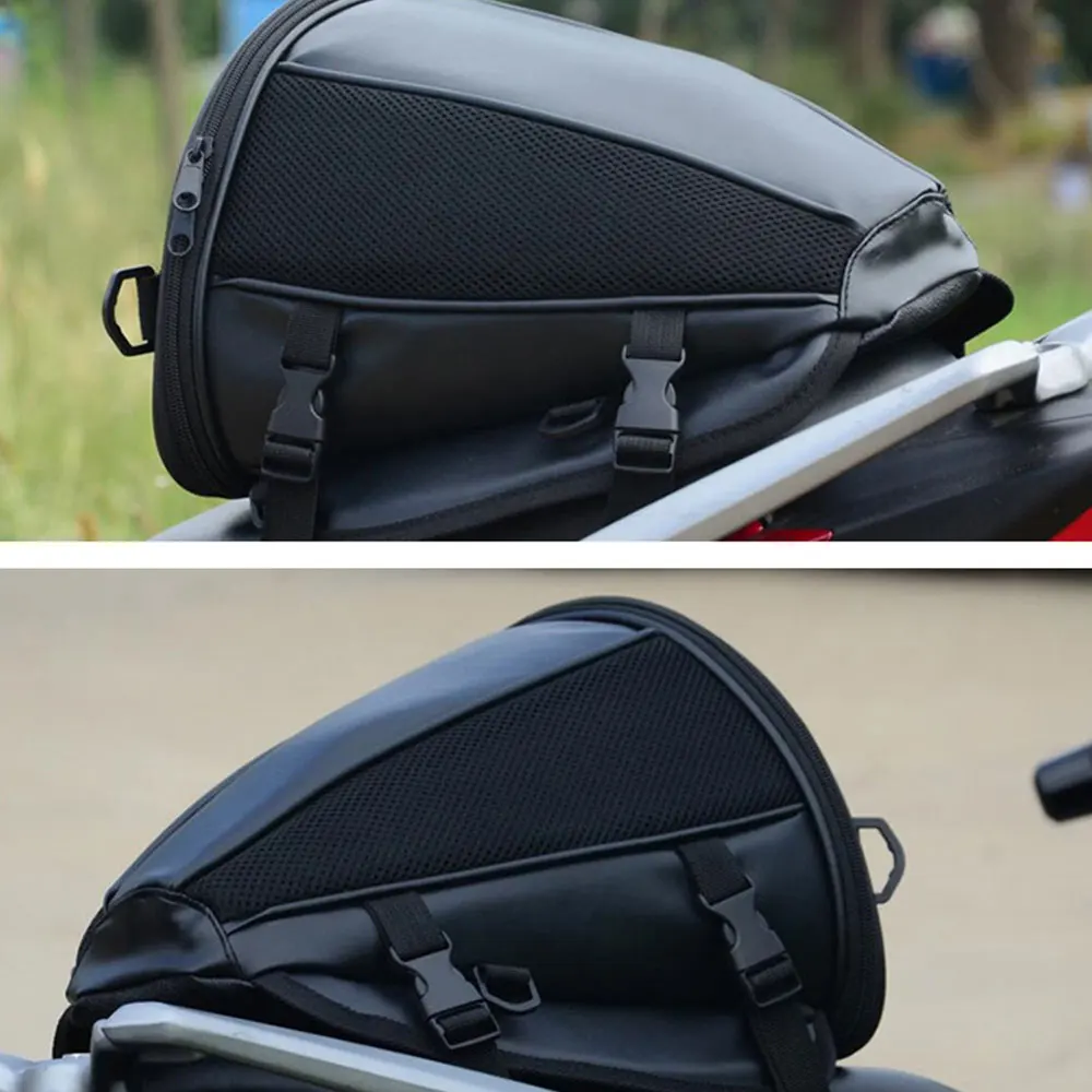 Motorcycle Tail Bag Sport Luggage Saddle Riding Rear Bag Motorcycle Motorbike Multifunction Crossbody ShoulderSide Back Seat Bag