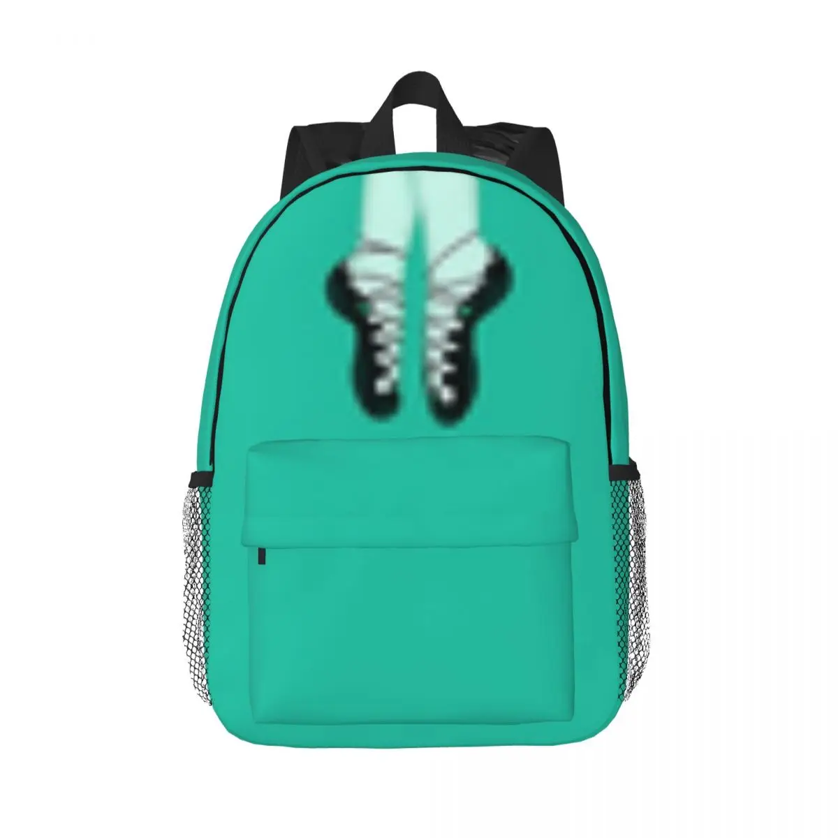 Mini Shamrock Irish Soft Dance Shoes, mochila impermeable ligera de gran capacidad, Día de San Patricio, 15 pulgadas