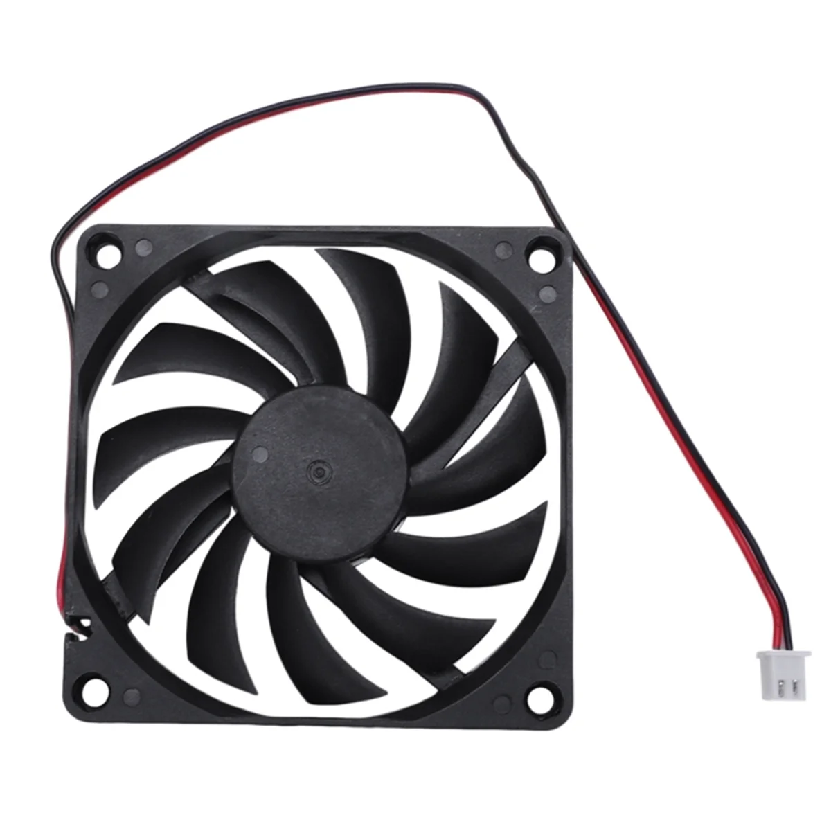 80mm 2 Pin Connector Cooling Fan Low Pressure for PC Computer Case CPU Cooler Radiator