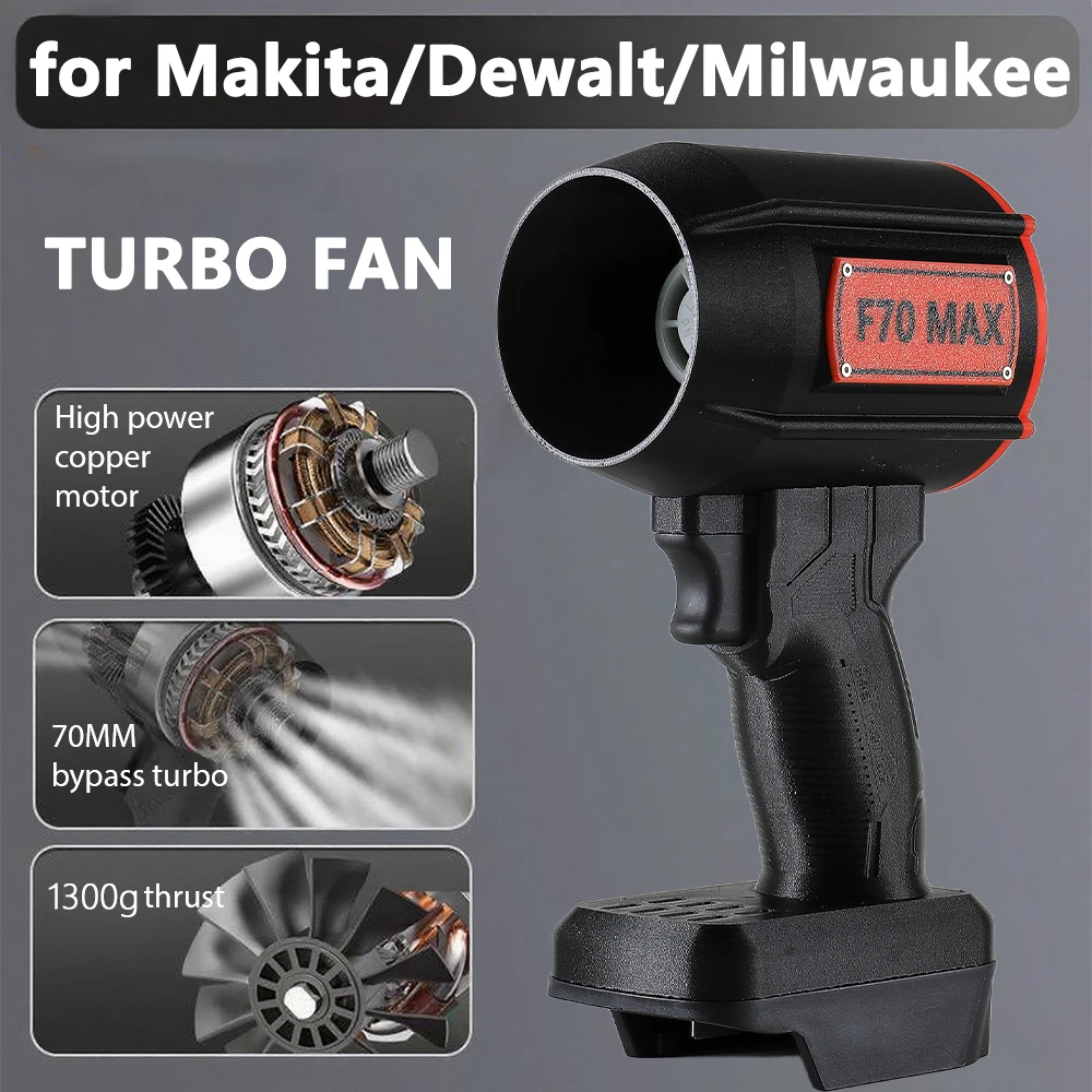 لماكيتا 1500 واط توربو منفاخ عنيف 64 مللي متر/70 مللي متر فرش السيارات الكهربائية منفاخ الهواء يده توربو مروحة نفاثة لميلووكي/ديوالت
