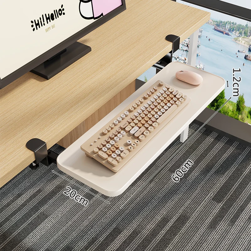 흰색 (60*20) 테이블 클램프형 두께 1-4cm