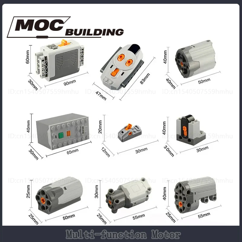 Multi-function Motor, High-tech Parts Compatible With All Brands 8883 Tool Servo System PF Model Suite Building Module