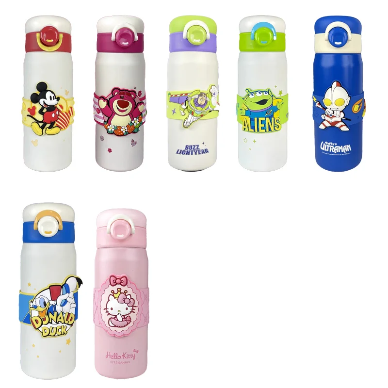 

Disney Buzz Lightyear Прямая питьевая вакуумная чашка 316L Бесшовная внутренняя подкладка Высококачественная мультяшная чашка для воды Противоскользящий силикон