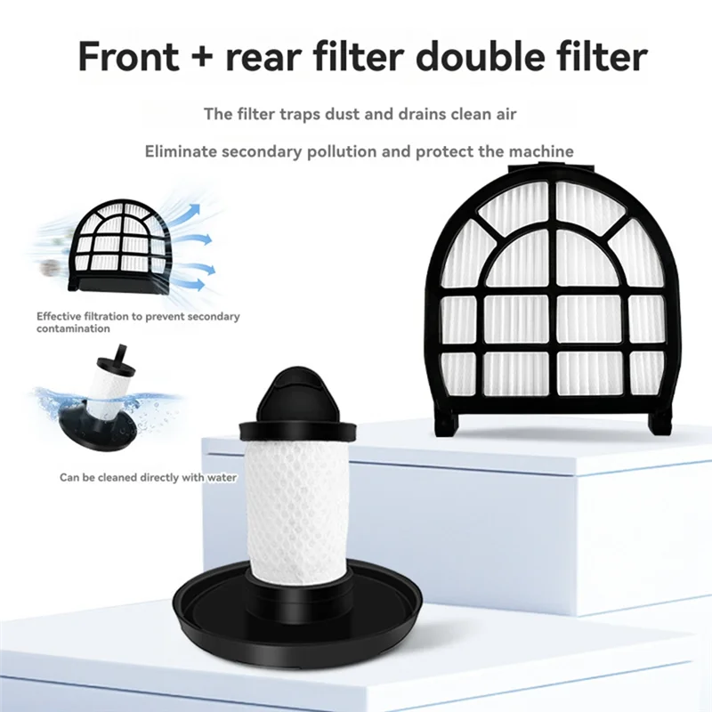 

ABRS-Suitable For Shark Front And Rear Filters Vacuum Cleaner Consumables For LZ601 LZ602 L602C
