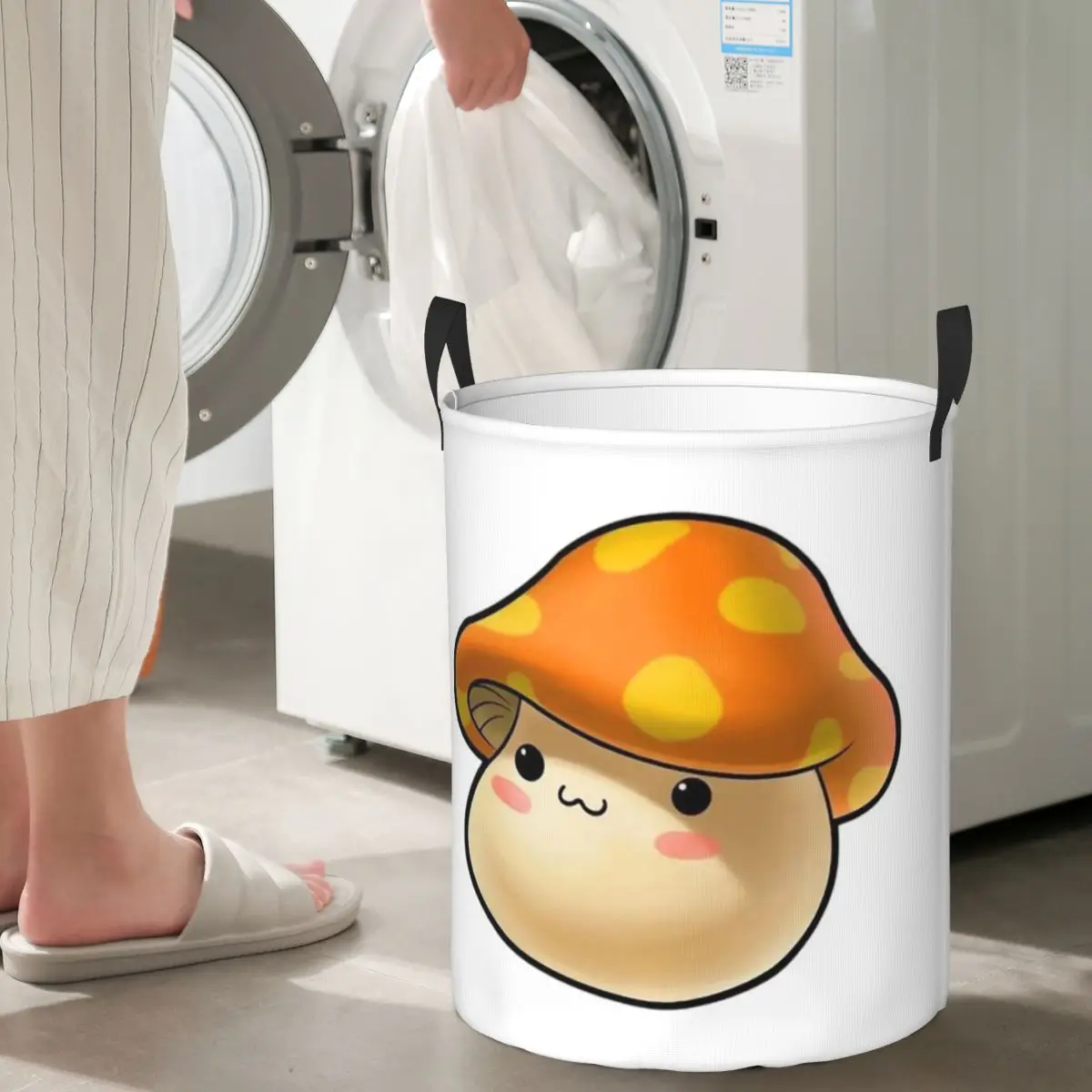 

Складные корзины для белья Maplestory Mushroom, корзина для хранения грязной одежды, большая водонепроницаемая коробка