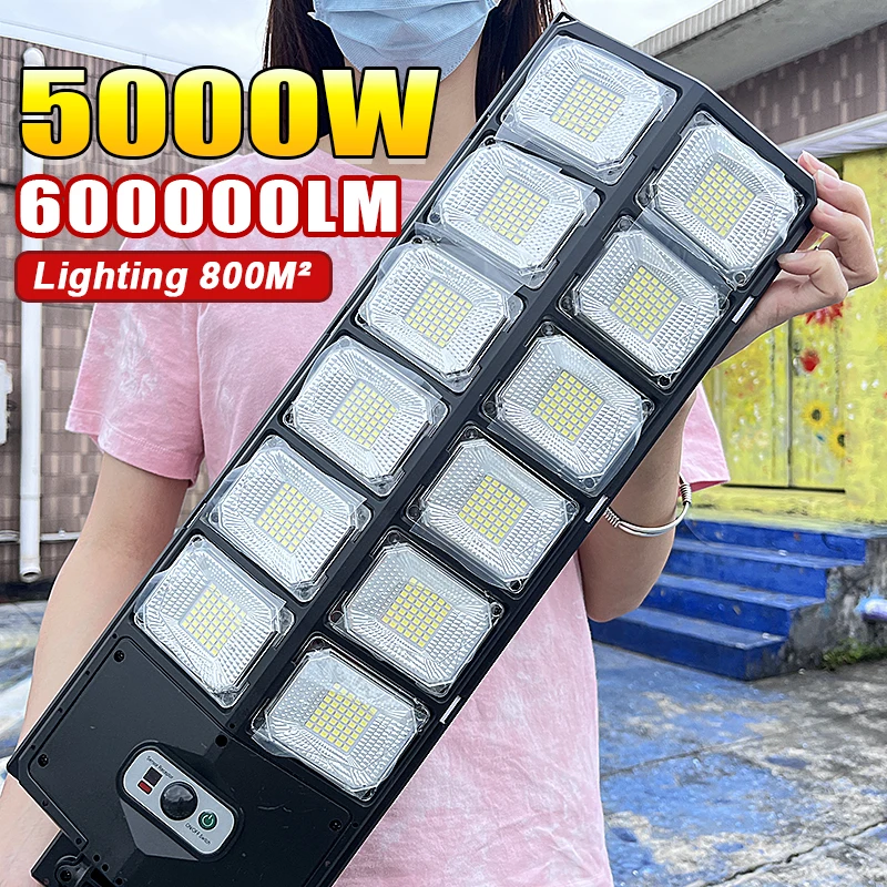 

Most Powerful Solar Led Light 600000LM Super Bright Outdoor Street Lamp 3Mode Motion Sensor Waterproof Solar Lights Garden Lamps