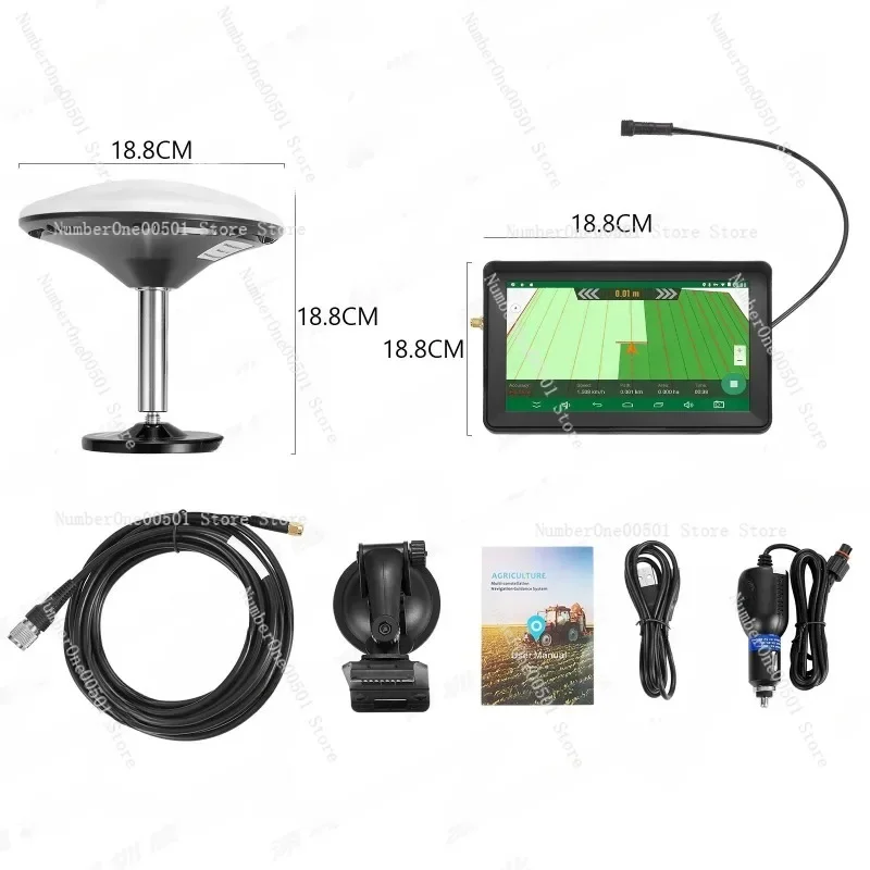 101 7 Inch Agricultural Tractor Navigator Portable Car Parking Air Conditioner For Farm Work Use
