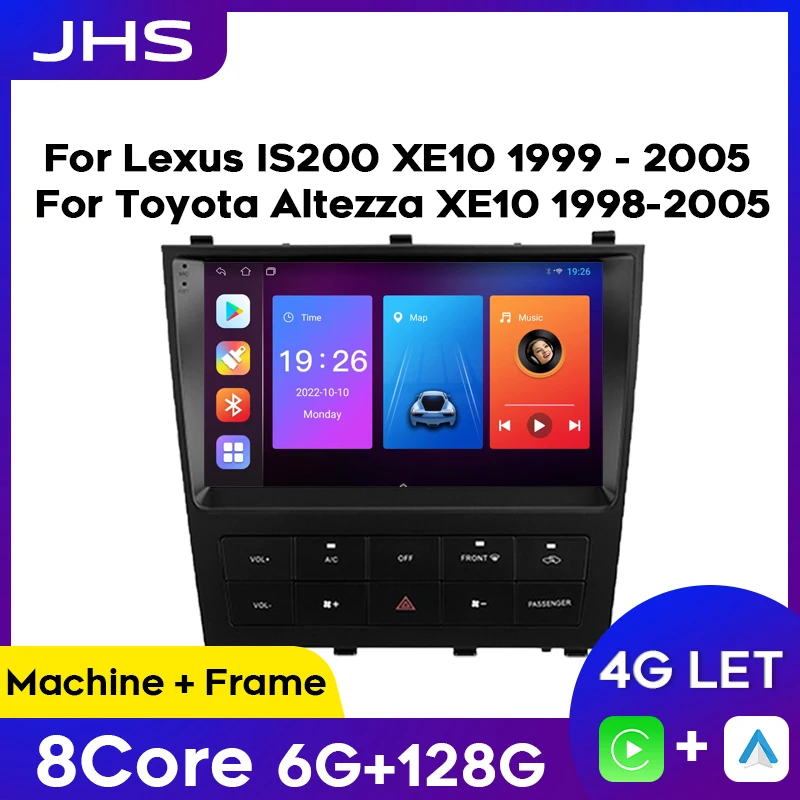 

Android Car Radio For Lexus IS200 XE10 1999 - 2005 / Toyota Altezza XE10 1998-2005 Multimedia Video Player GPS Navigation